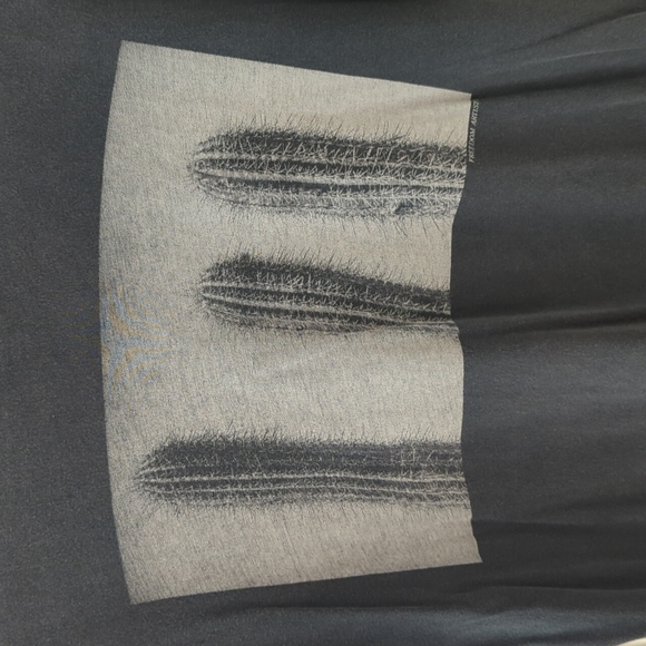 Freedom Artist black tee with cactus art (Made in USA) - Picture 2 of 3
